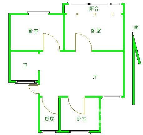 64平方房屋设计图展示