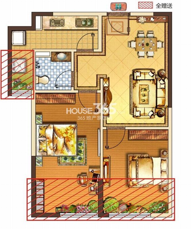 莱安星座F户型图