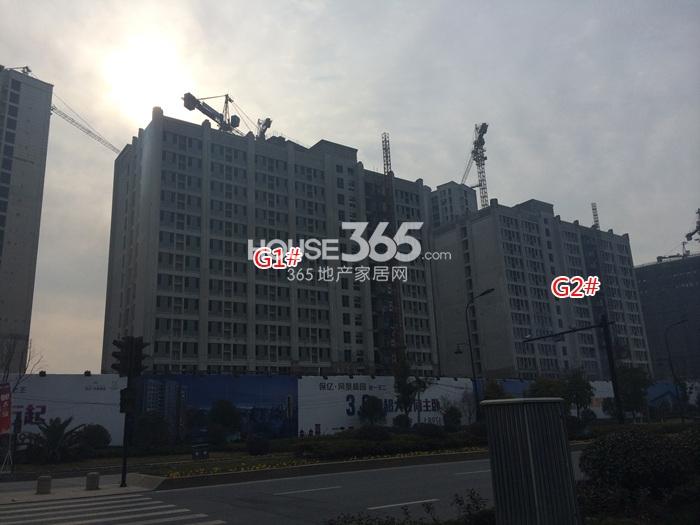 保亿风景晨园G1、G2号楼施工进程图（2015.2）