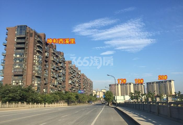 万科西庐一期17、19、20号楼施工实景图（2015.7）