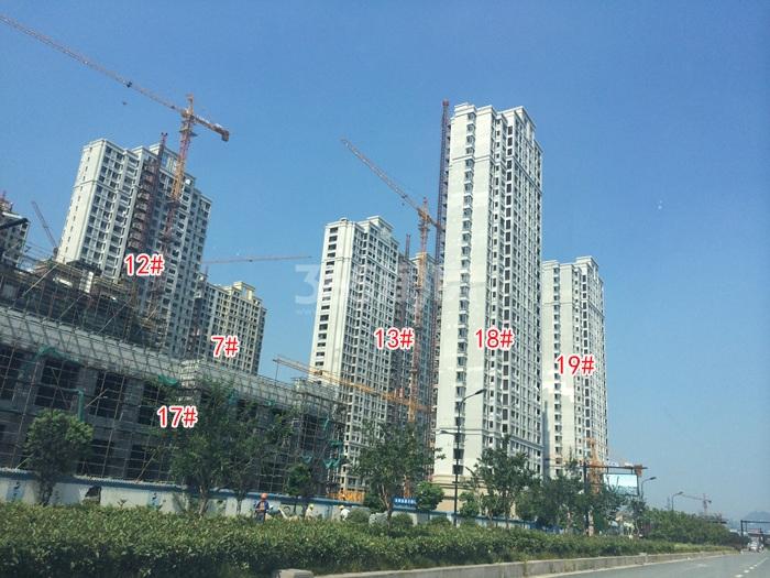 2015年8月恒基旭辉府项目实景--7、12、13、17-19号楼