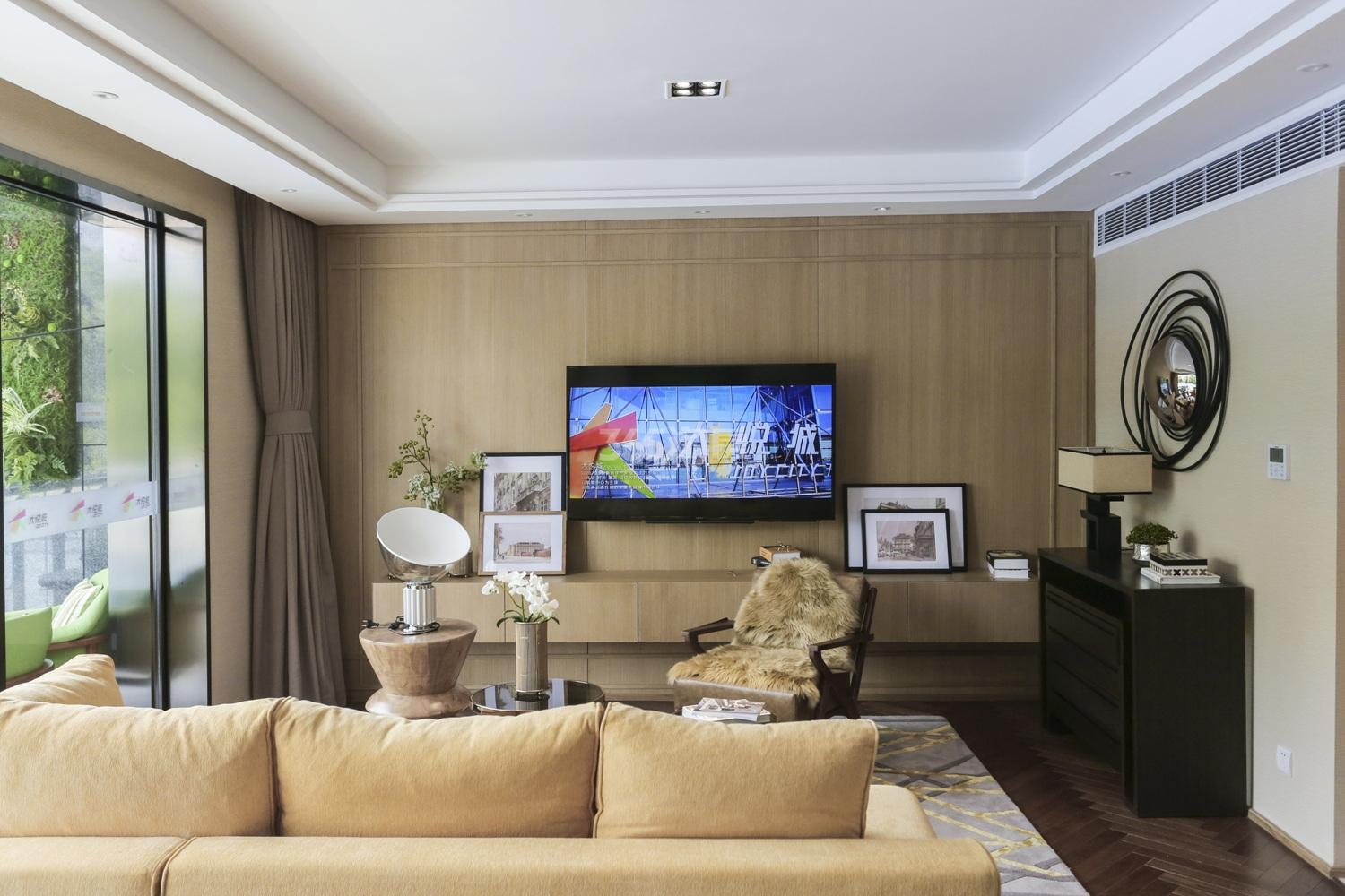 杭州大悦城项目住宅产品“中粮天悦”117方样板房--客厅