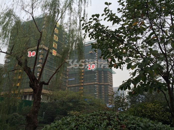 龙湖唐宁ONE项目1、3号楼施工进程图（2015.11）