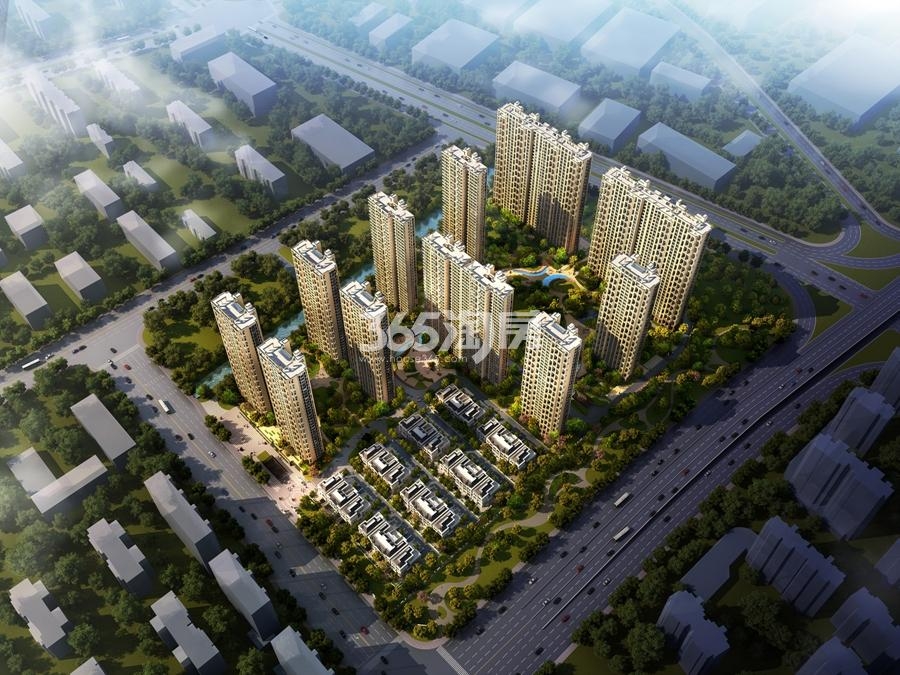 阳光城丽兹公馆鸟瞰图