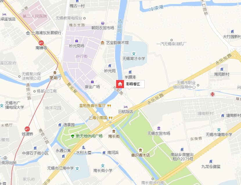 彩旸香江交通图