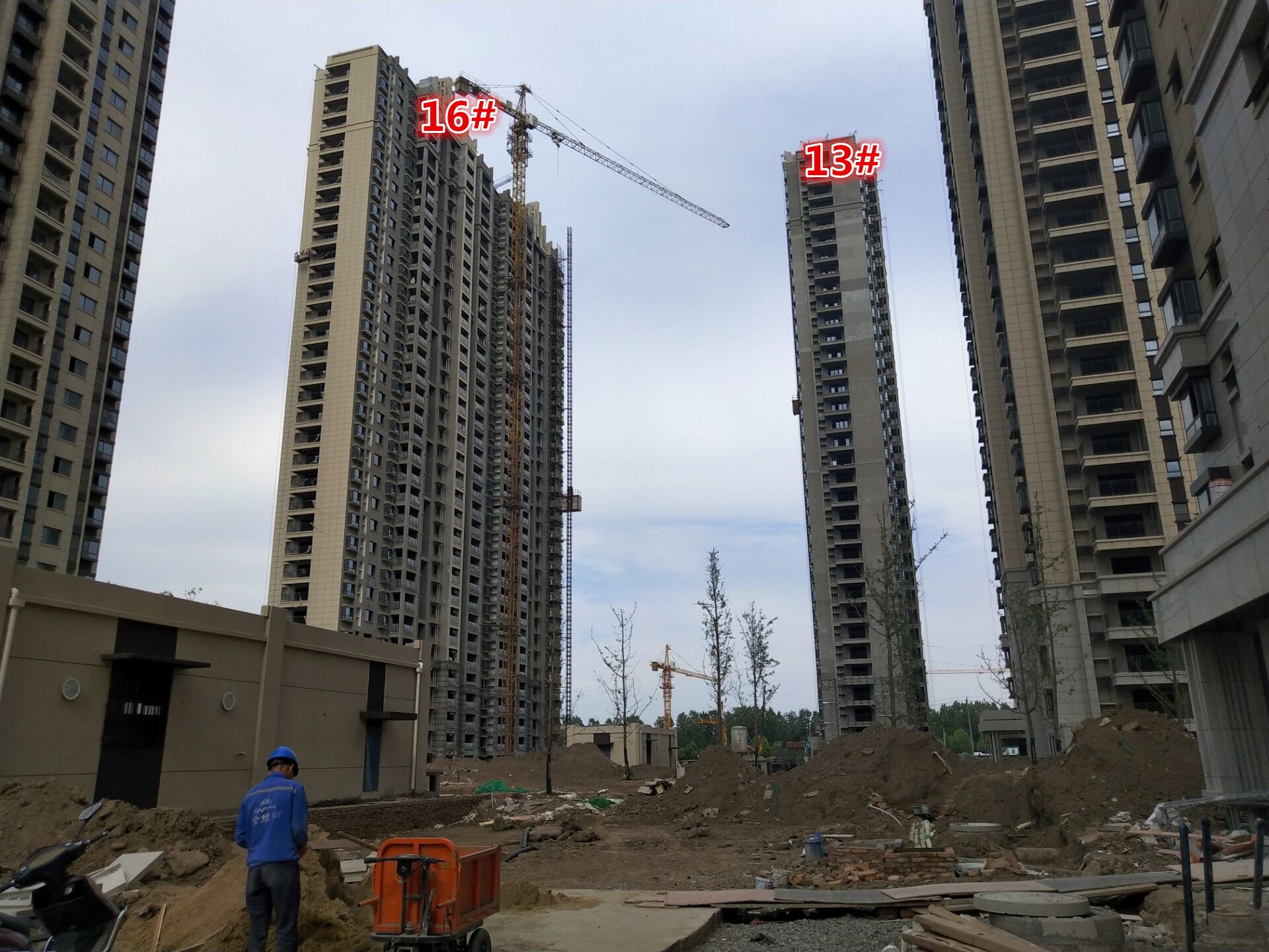 北外滩水城19街区楼栋施工进展（5.22）
